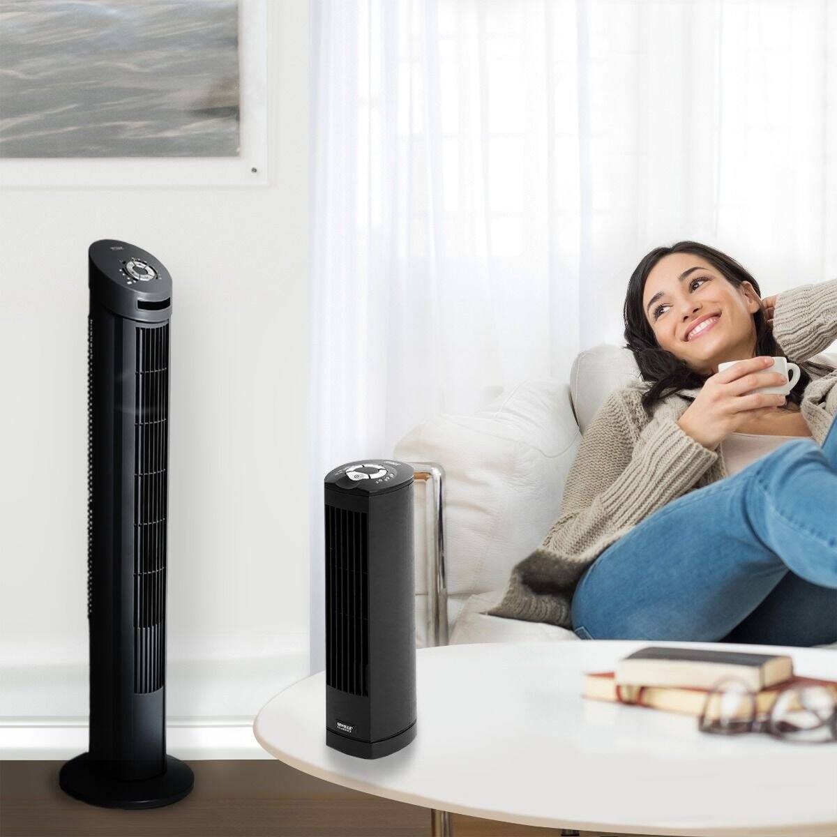 Ultra Slimline Tower Fan Combo Pack 40" Tower Fan & 17" Personal